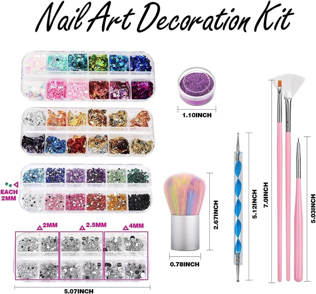 Kit de decoración de uñas Ausien